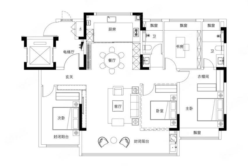 洋房户型图