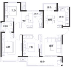 125户型图