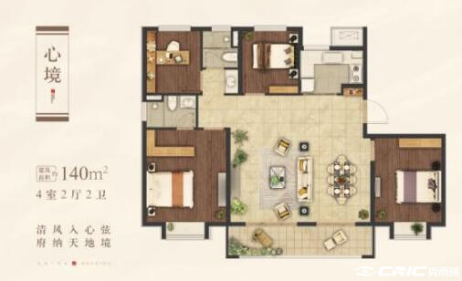 140户型图