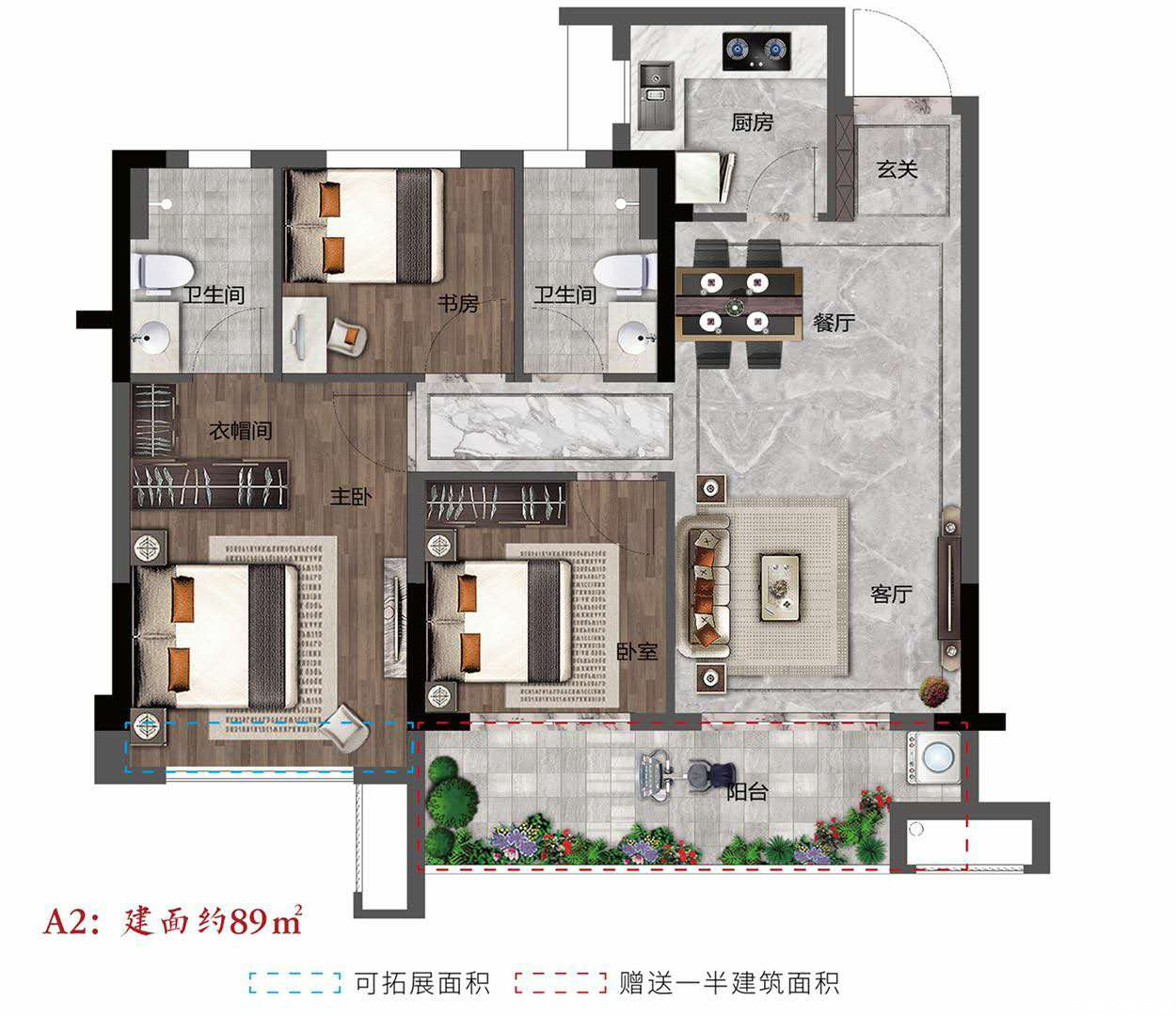 89户型图