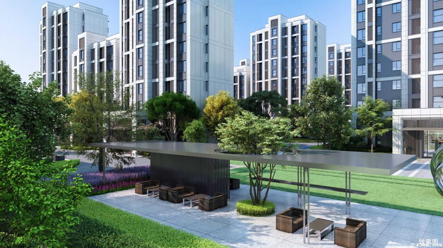 中国铁建滨海云帆 效果图
