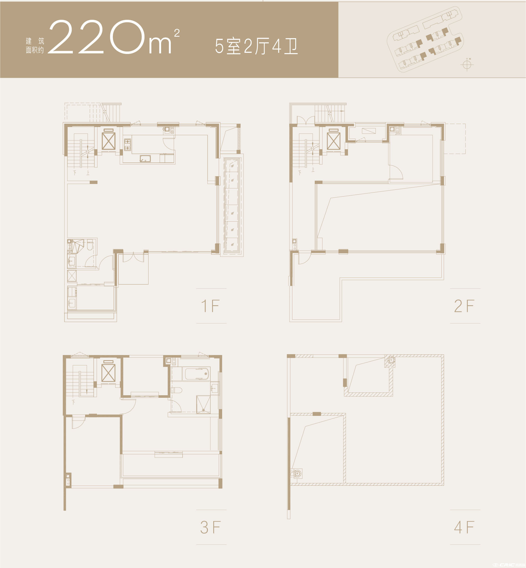 联排户型图