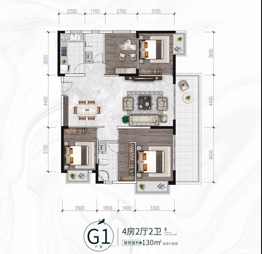 G1户型图