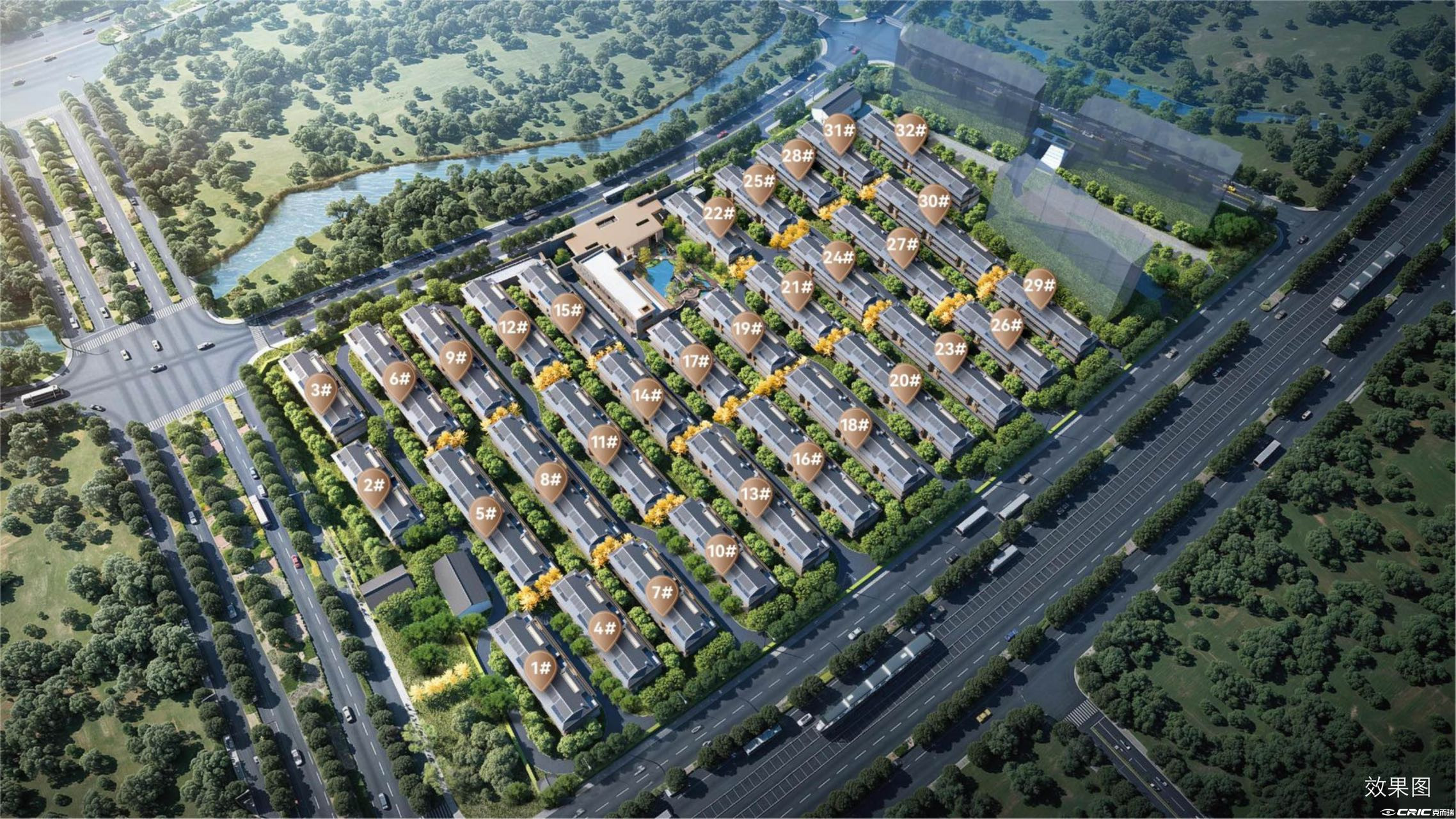 芳菲澜院 效果图