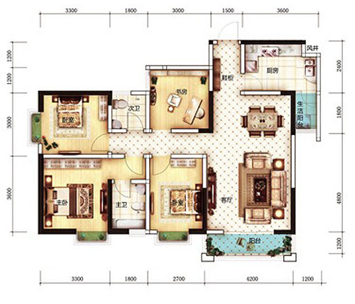 C3-a户型图