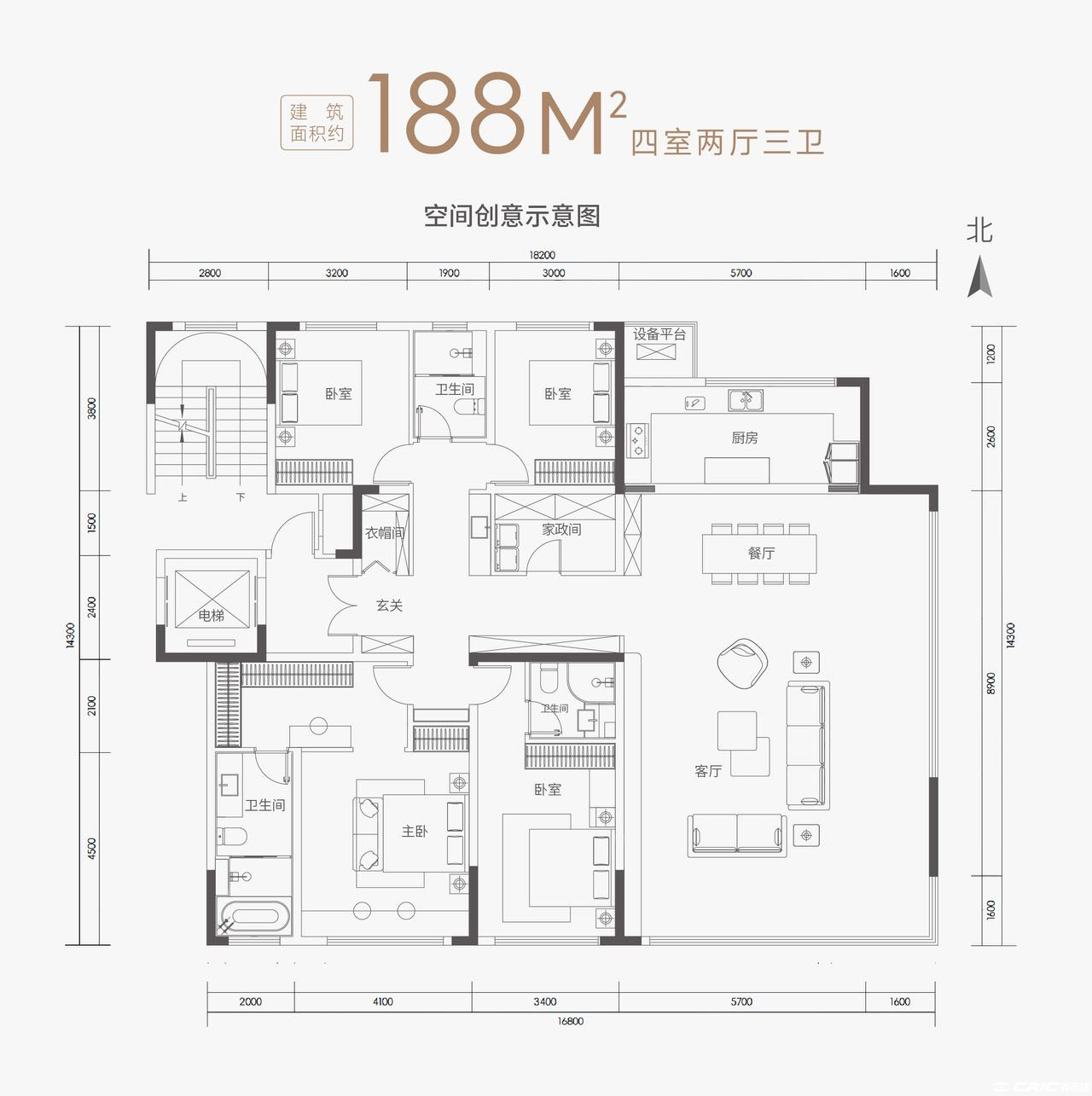 160户型图