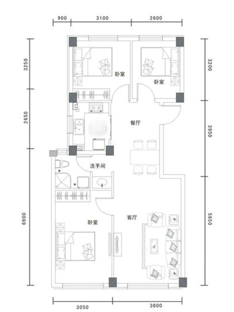 D户型图