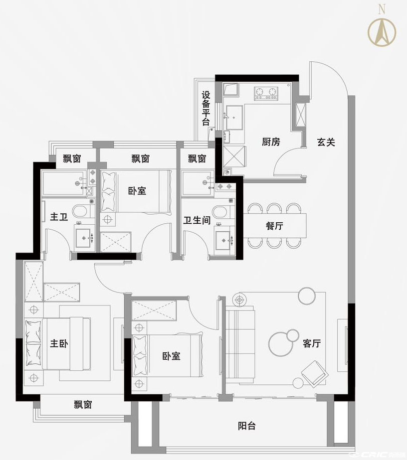 B户型图