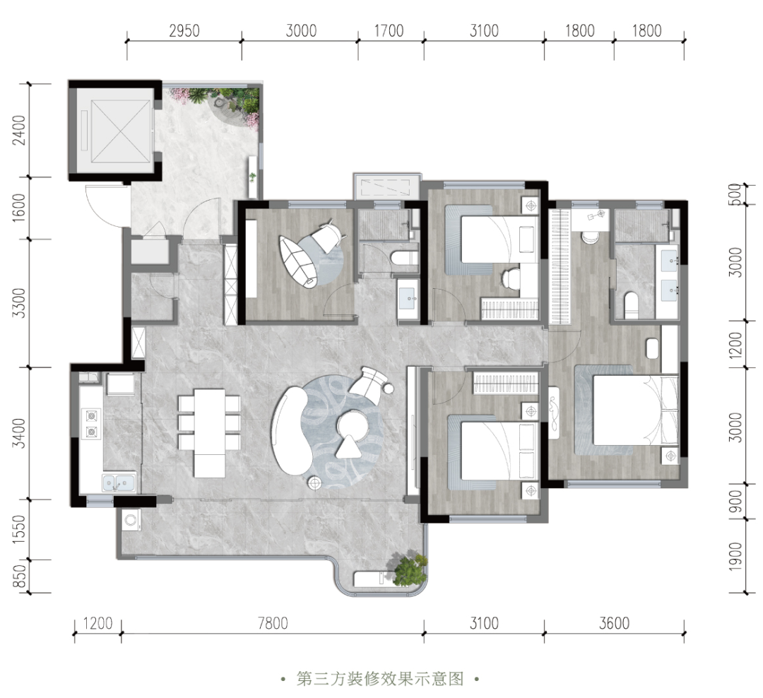 140户型户型图