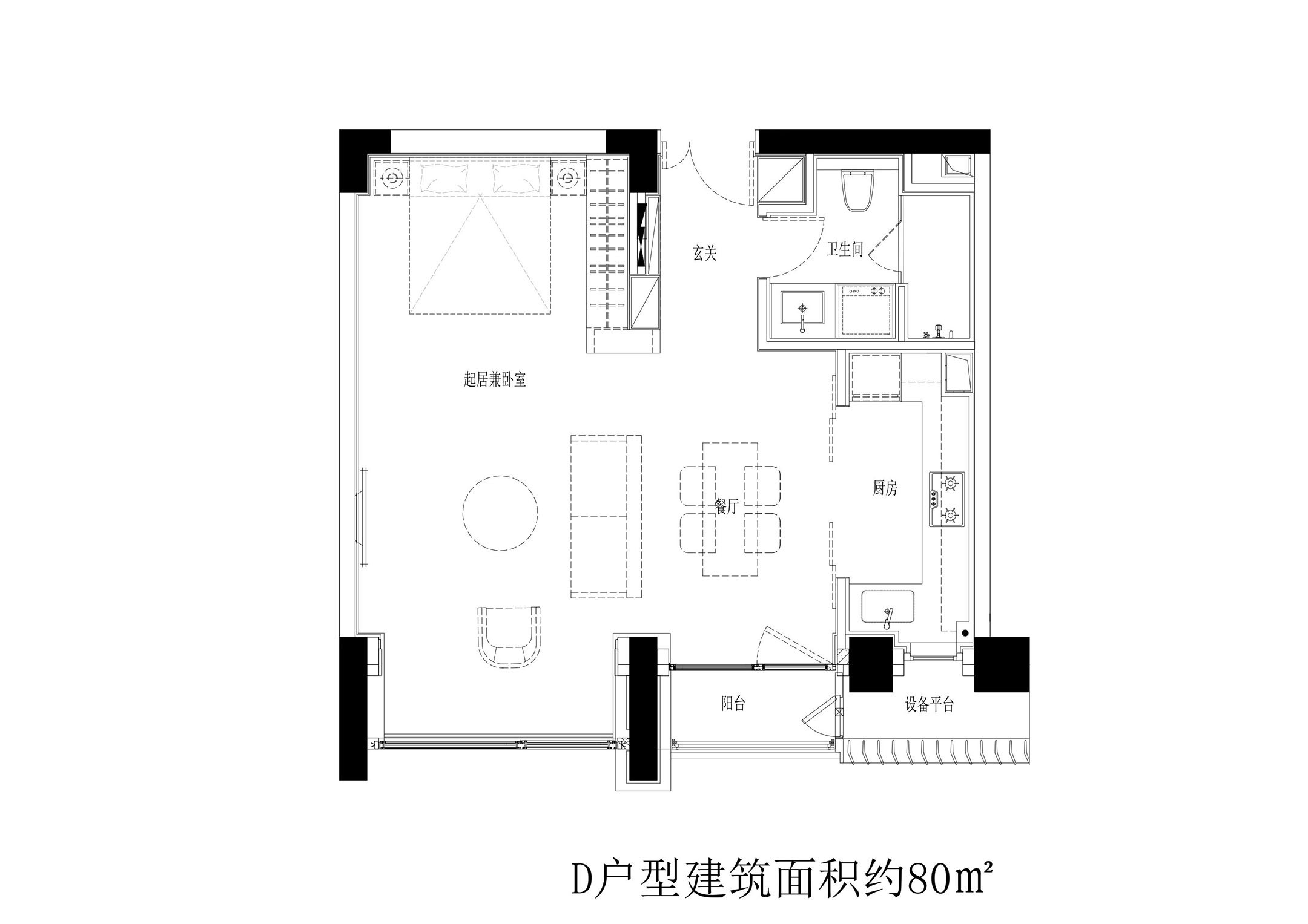 三期D户型图