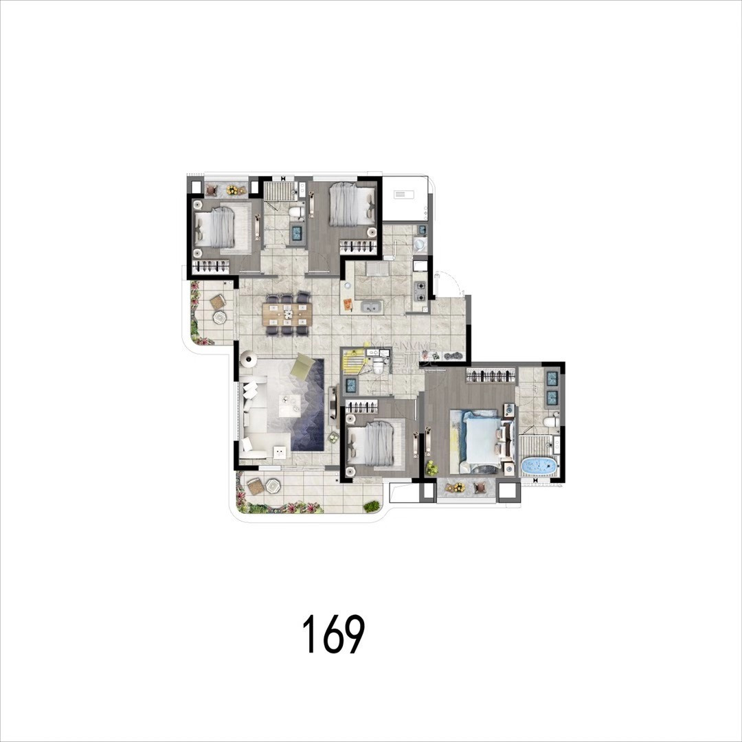 169户型图