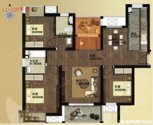 C1户型图