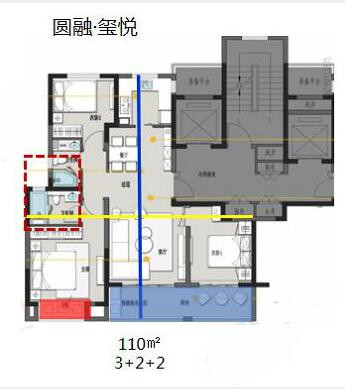 110㎡户型图