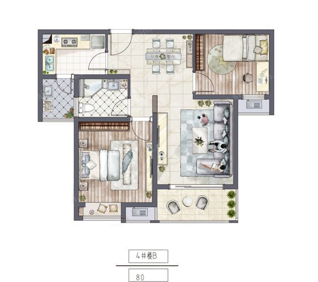 B户型图