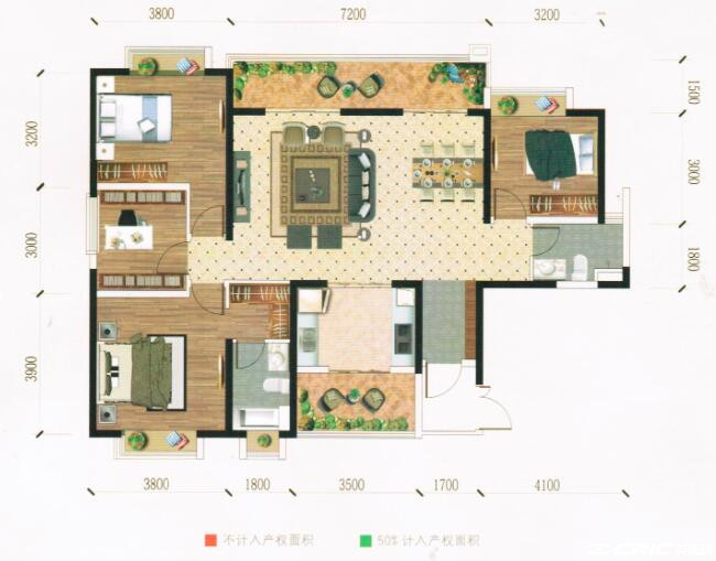 B1户型图