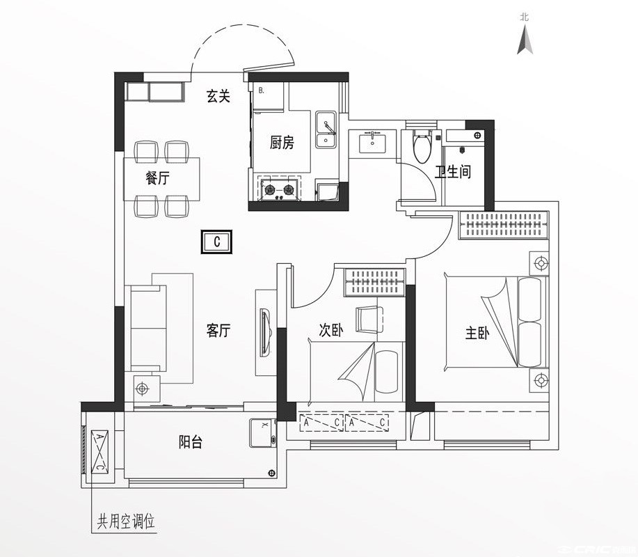 C 78户型图