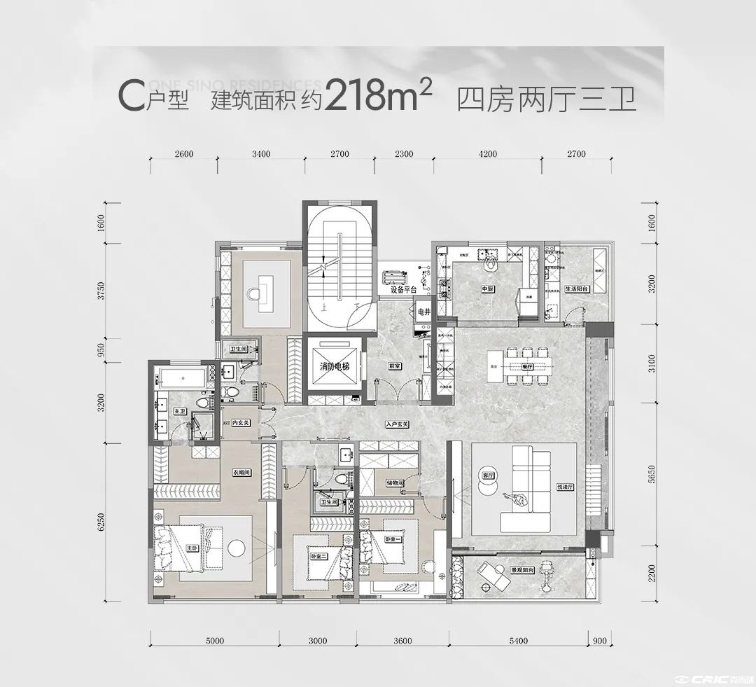 C户型图