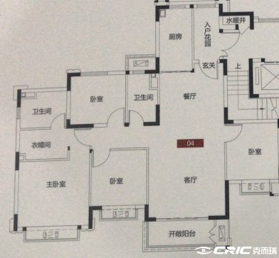 洋房D户型图