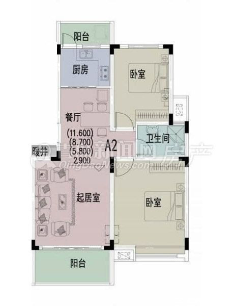 83平户型图