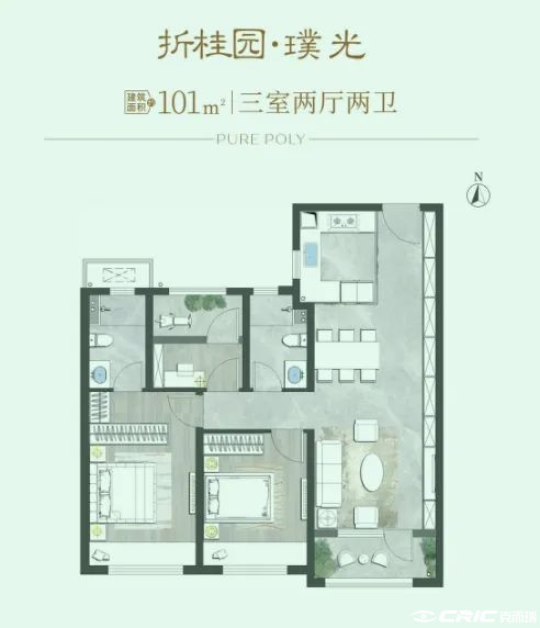 101户型户型图