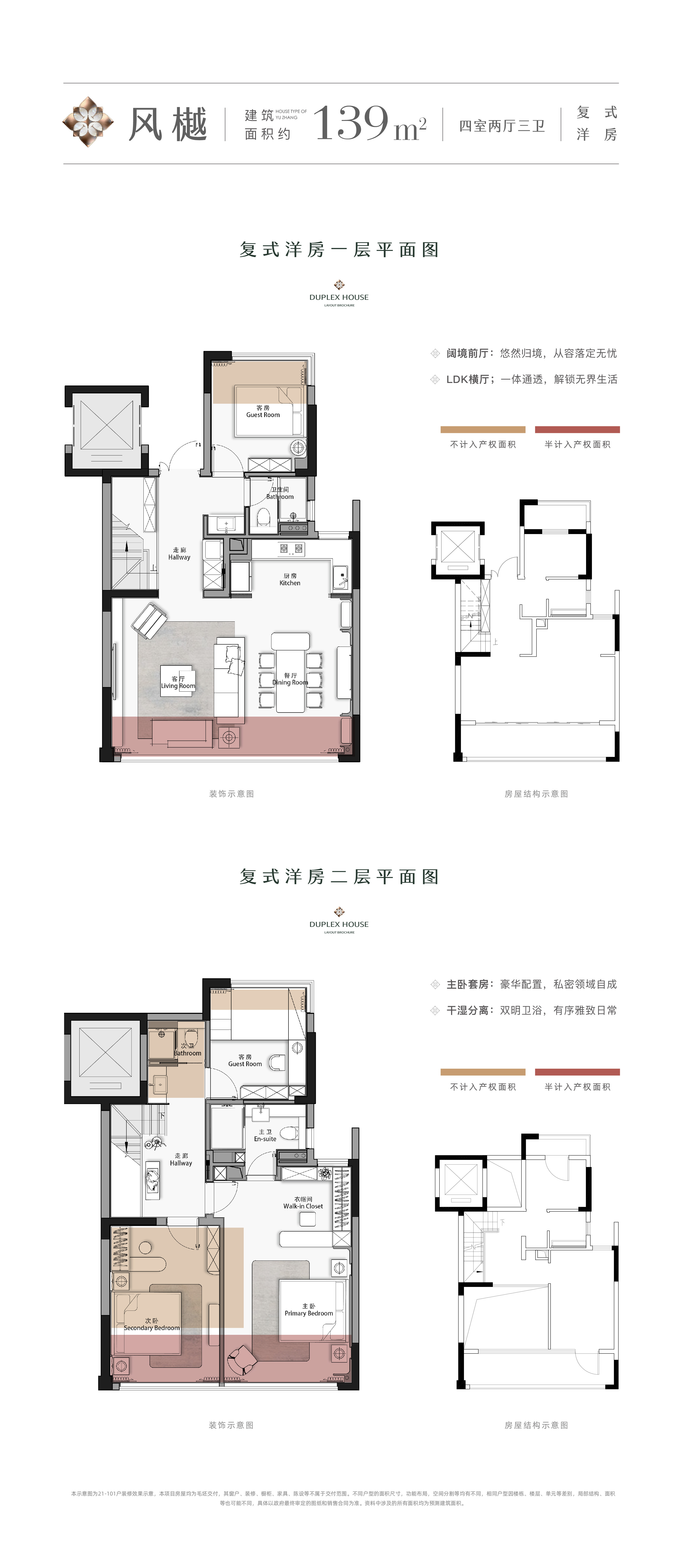 复式洋房户型图