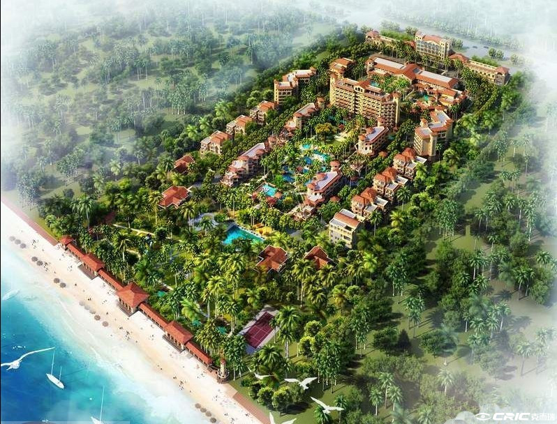 海南亚泰温泉海岸 效果图