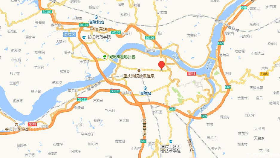 涪陵松涧明月