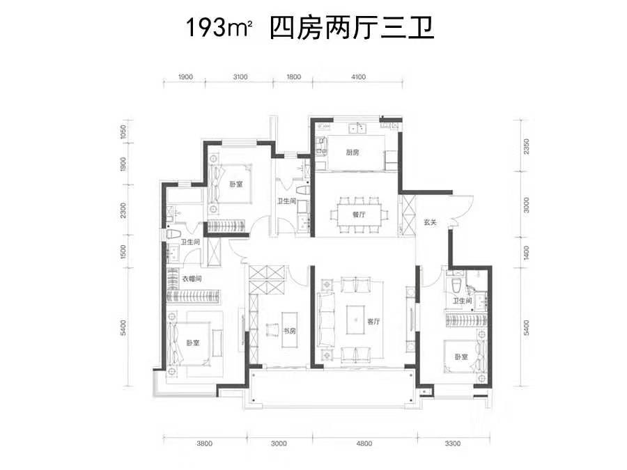 B4户型图
