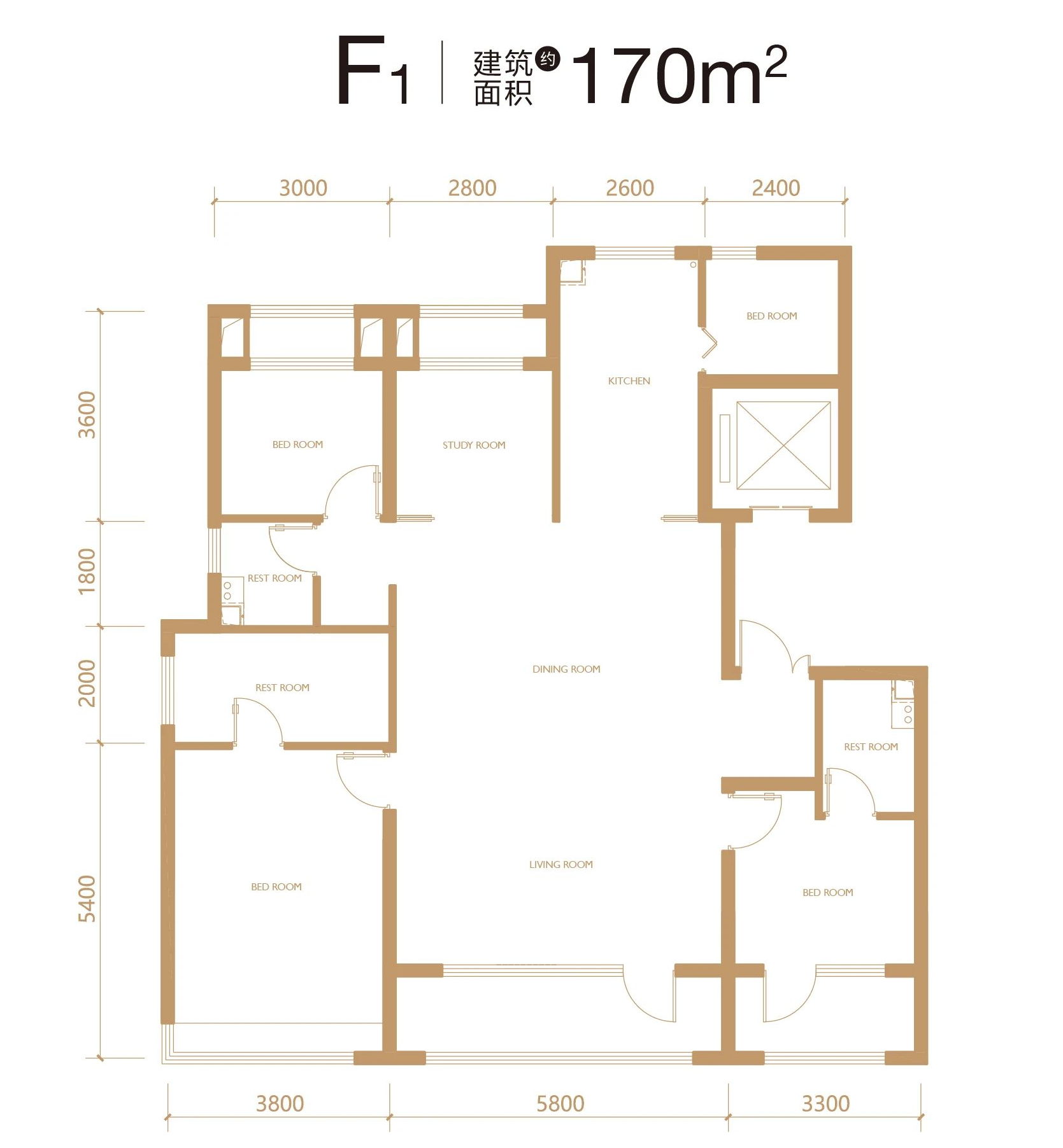 F1户型图