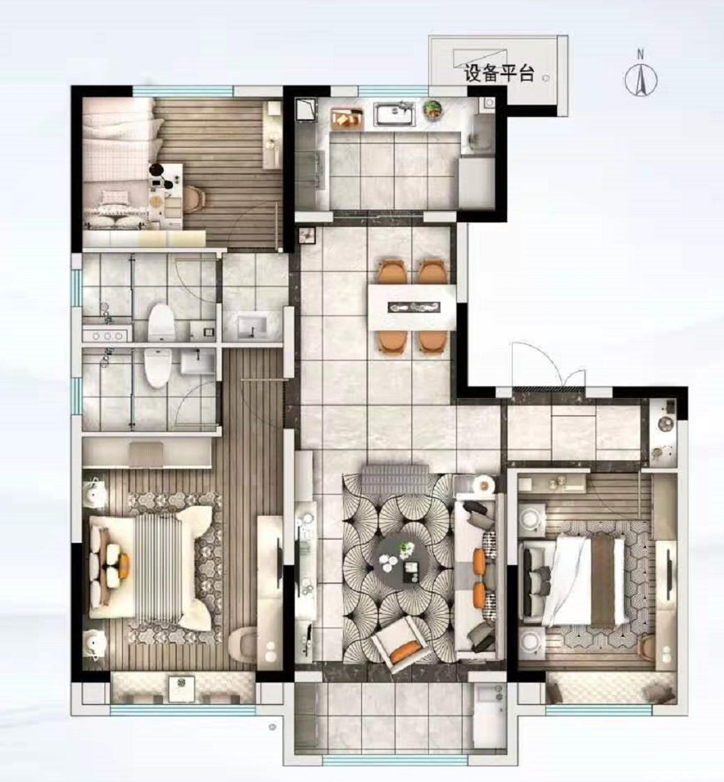 3A户型图