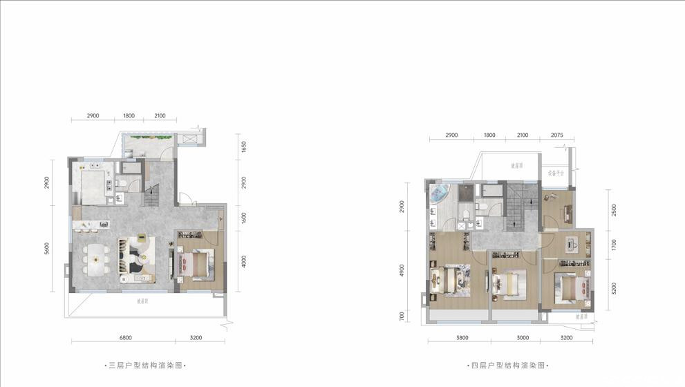 中叠 178㎡户型图
