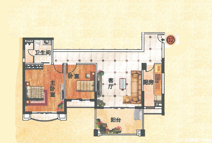 B4户型图