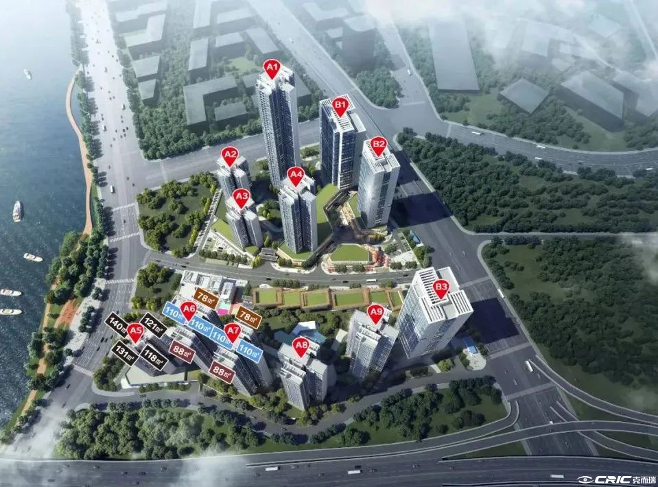 五矿招商江天际 效果图