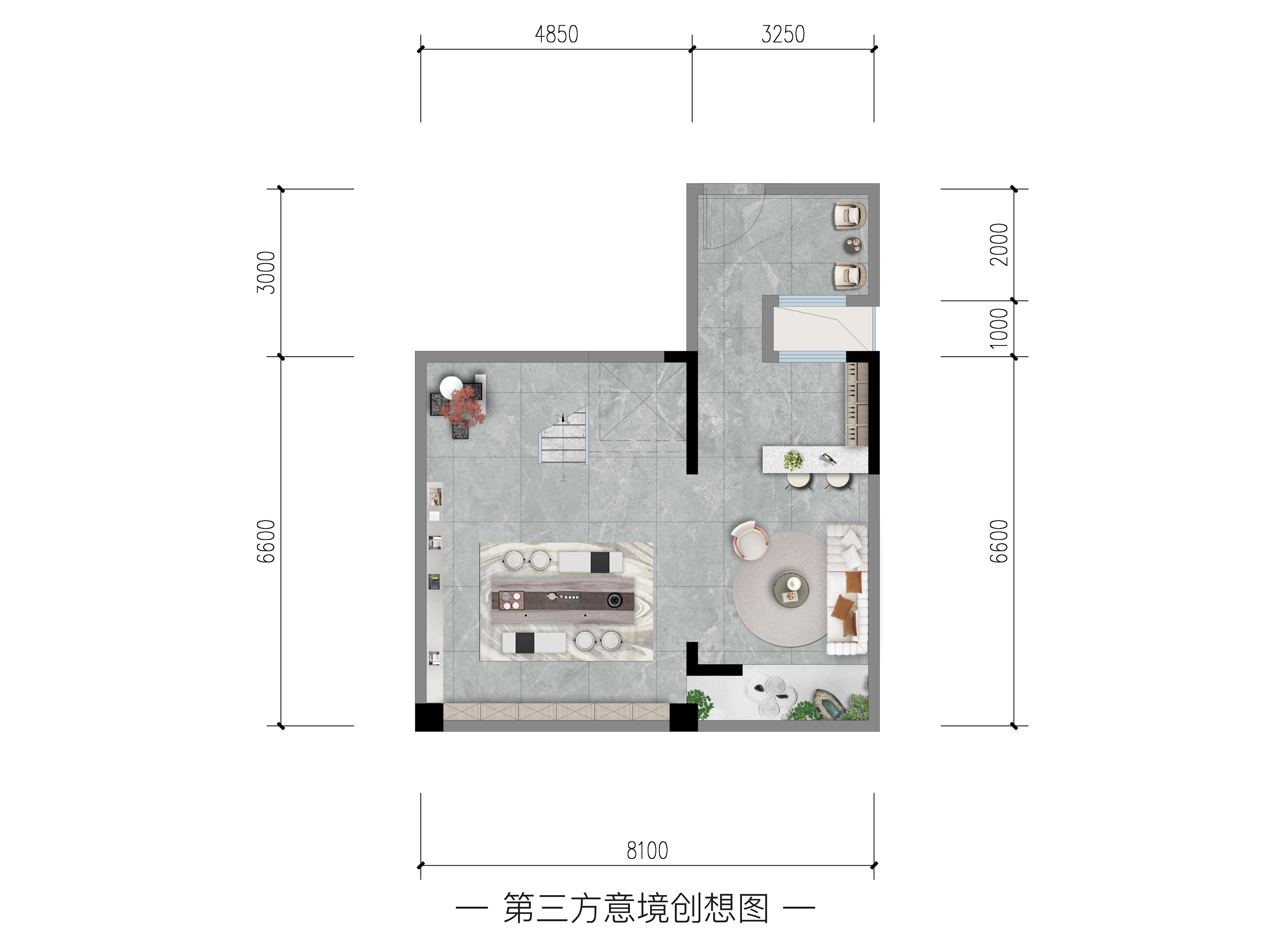 D1下叠户型-288㎡户型图