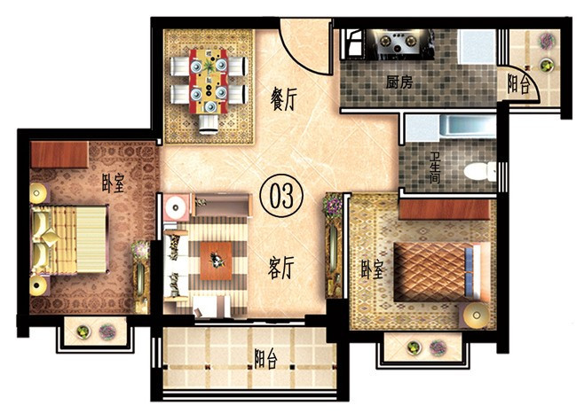 B2户型图