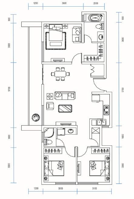 B-3户型图