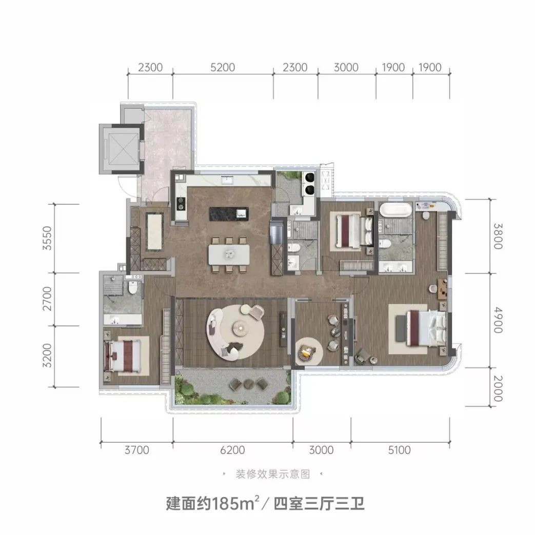 185户型户型图