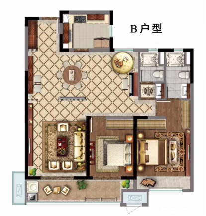 8-B户型图