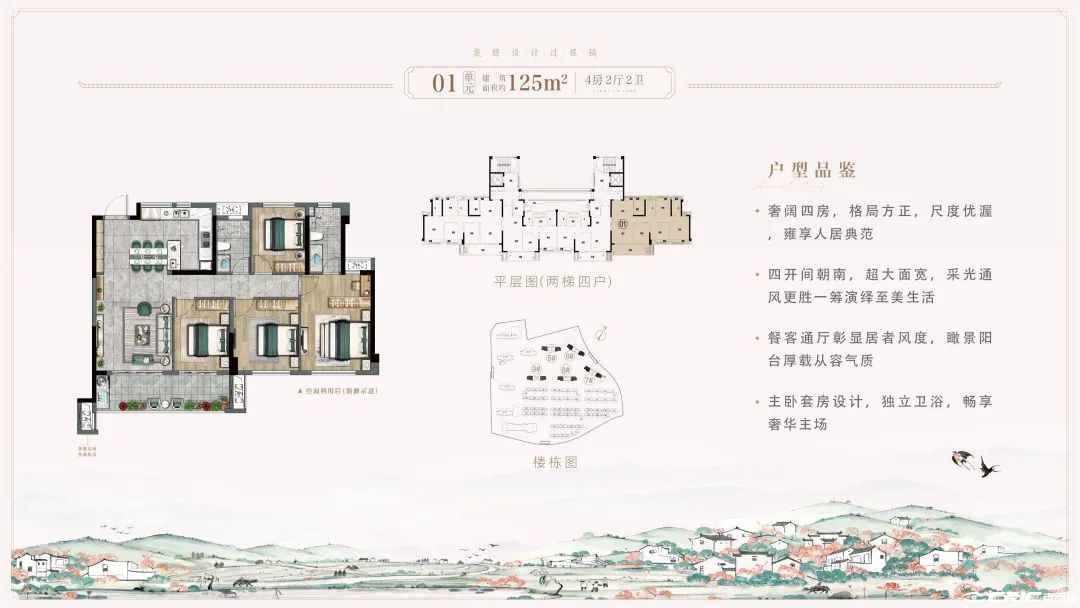 125户型图