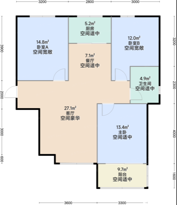 103户型户型图