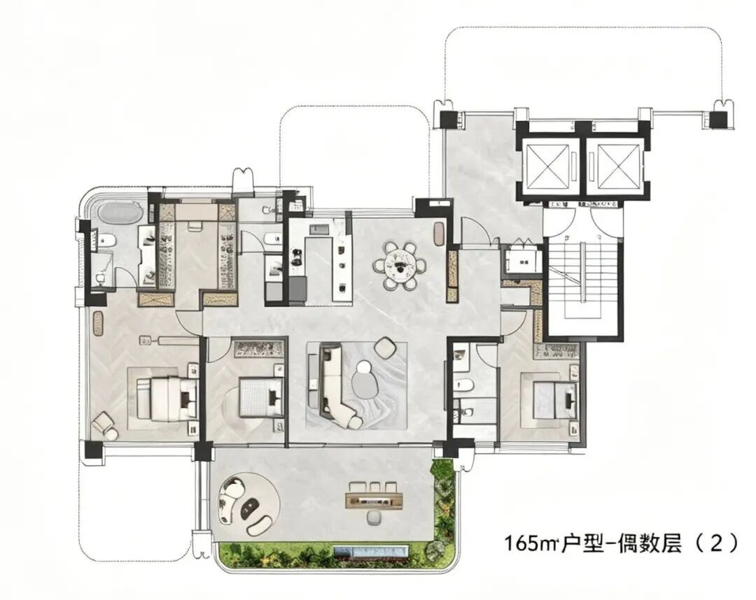 E1户型图