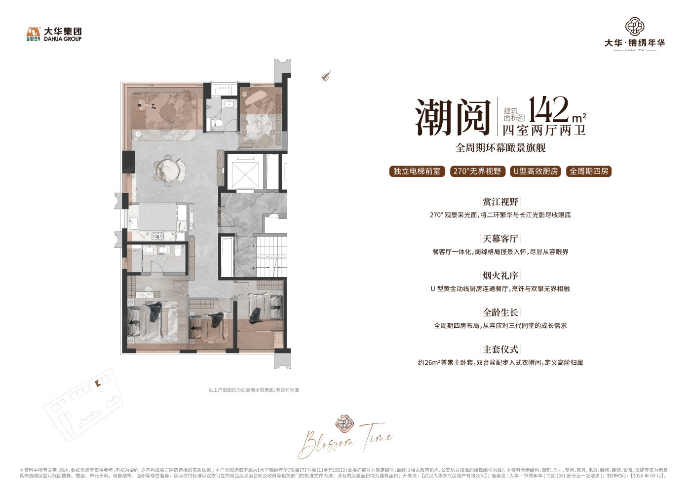 潮阅142㎡户型图