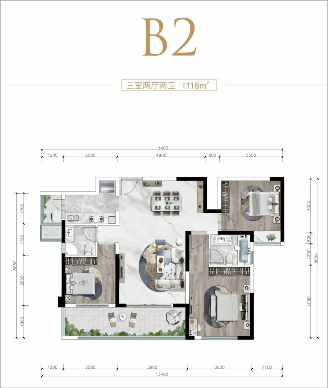 B2户型图