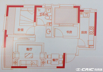 A1户型户型图