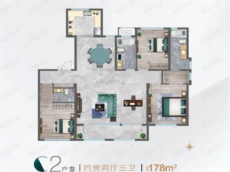 C户型图