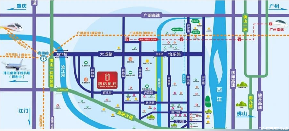 智信启誉嘉园 区位交通图