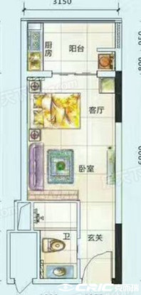 16户型图