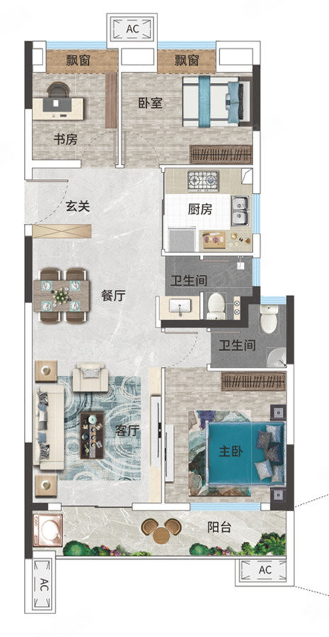 C户型图