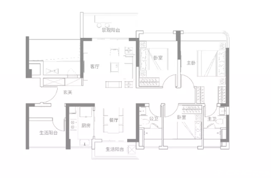 D1户型图