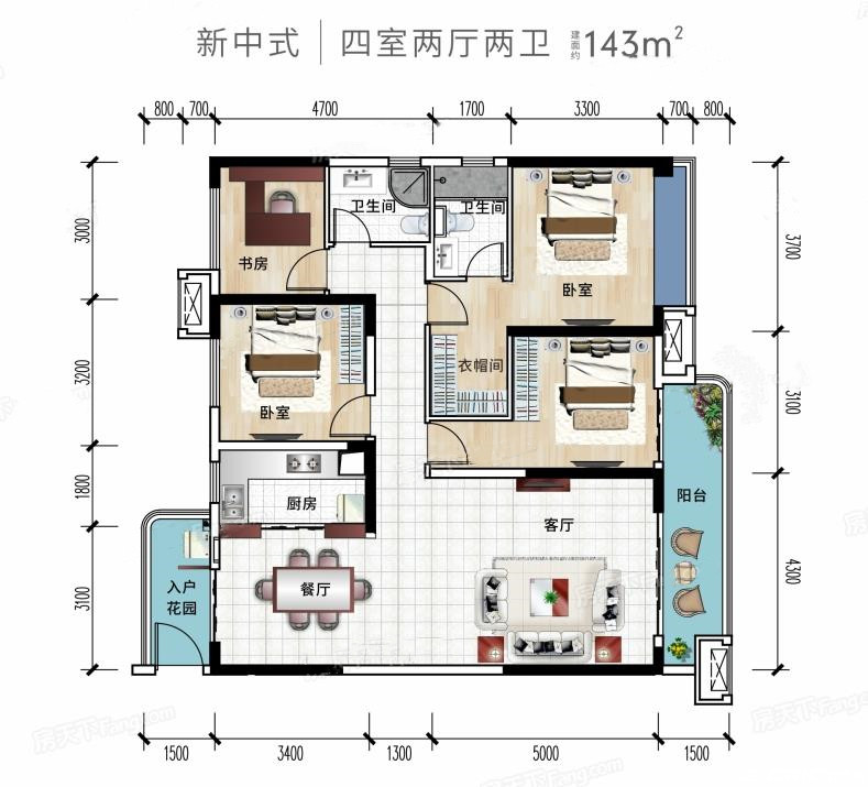 F-2户型图